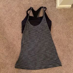 Lululemon tank with built in sports bra